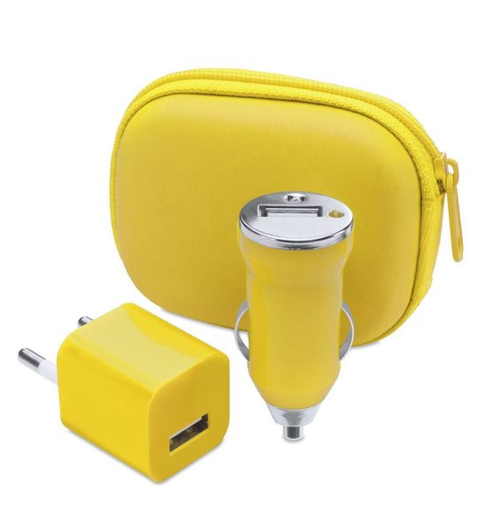 Set cargadores usb canox