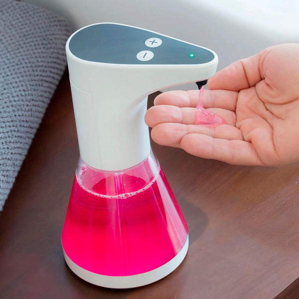Dispensador goteo de jabón automático sin contacto con sensor de movimiento