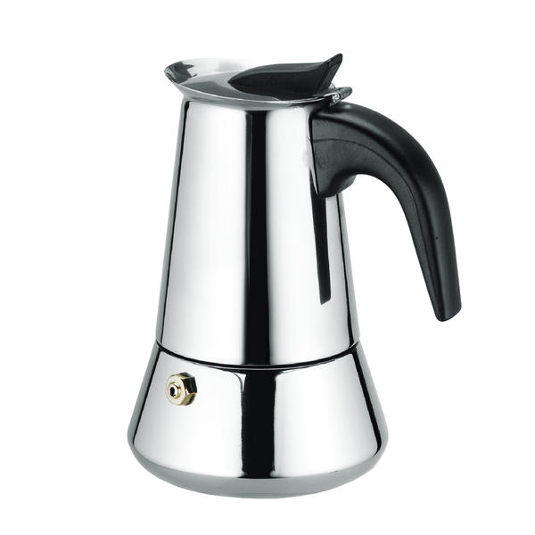 Cafetera italiana de acero inoxidable 6 tazas inducción