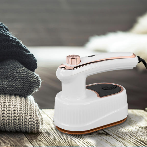 Plancha de viaje mini plegable con vapor