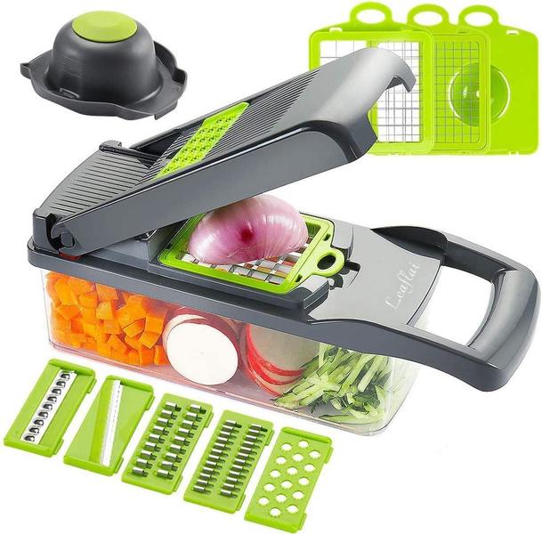 Cortador multifunción de verduras 16 en 1 mandolina de cocina profesional