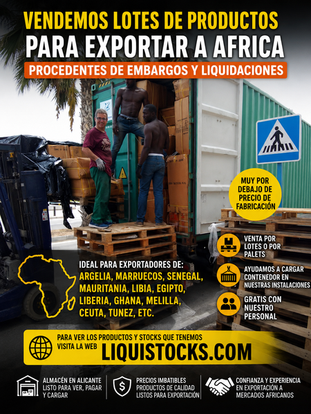 Lotes de productos para exportar