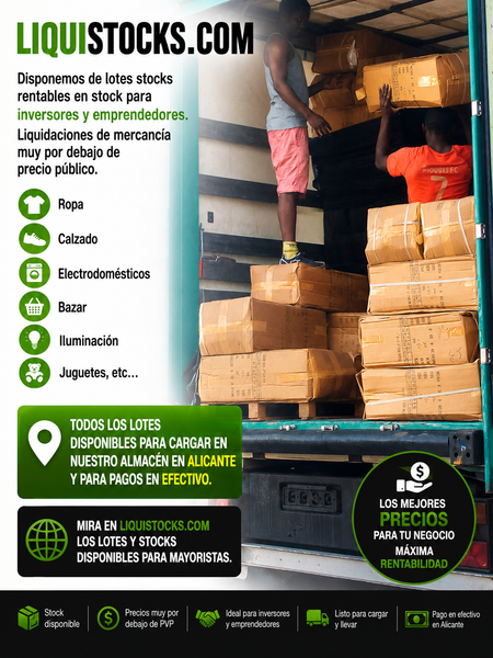 Liquidaciones y lotes de stocks rentable