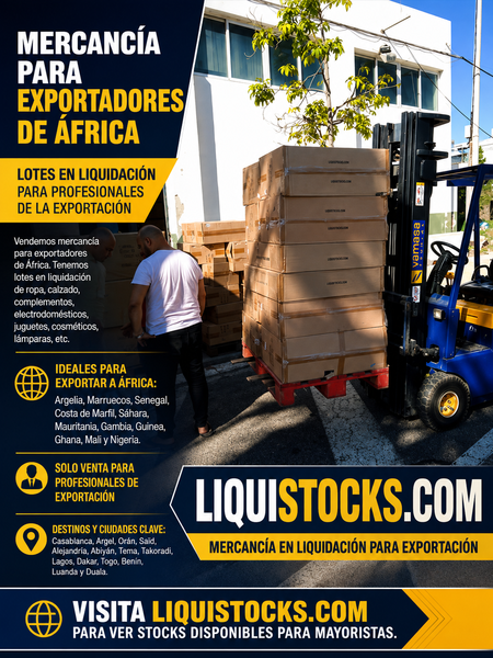 Mercancia para exportar en liquidacion