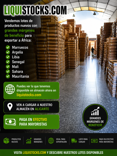 Lotes de productos para exportar africa