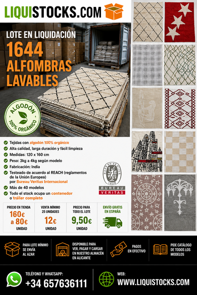 Lote alfombras en liquidación