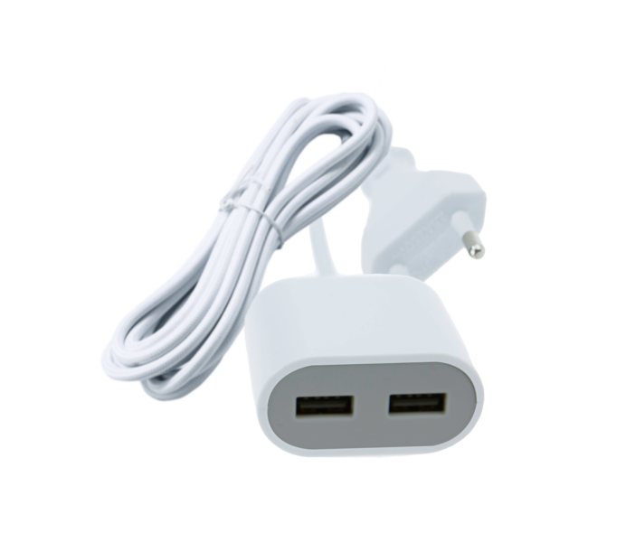 Adaptador prolongador 2 usb colores surtidos