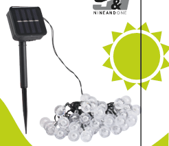 Guirnalda solar 50 luces 7m