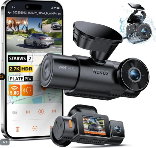 24 dashcams vantrue n4s (nexus 4s) nuevas, sin abrir, en su caja original. modelo actual de vantrue.