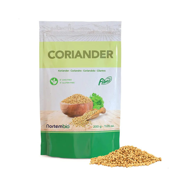 100uns semillas de cilantro 200 g 100% natural – granos de coriandro enteros sin gluten, sin aditivo