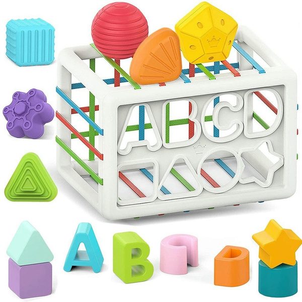 Lote 26 cajas de clasificación sensorial montessori 14 piezas – nuevas